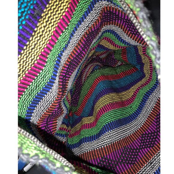 Vintage Y2K Baja Sweatshirt Woven  Drawstring Backpack - Picture 9 of 9